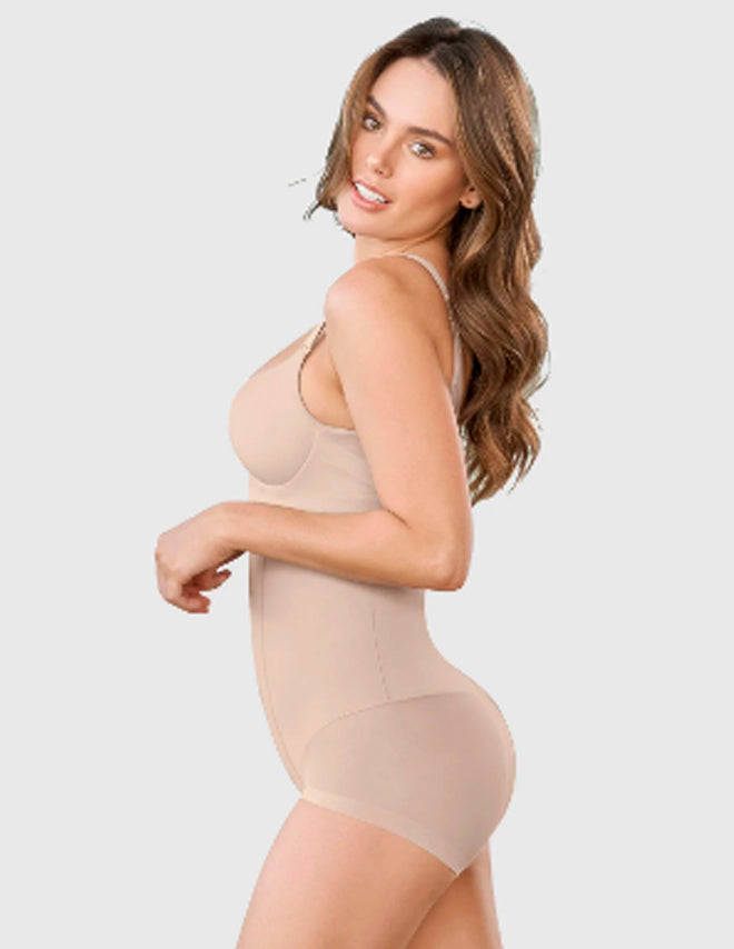 Body de Cintura Alto Abrigo Moldeador